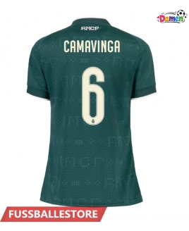 Günstige Real Madrid Eduardo Camavinga #6 Auswärtstrikot Damen 2026-27 Kurzarm